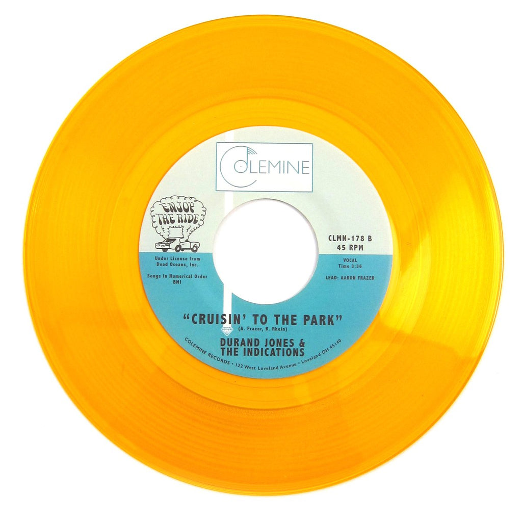 Cruisin To The Park Durand Jones Lyrics DURAND JONES & THE INDICATIONS - Cruisin' To The Park 45 – Colemine Records