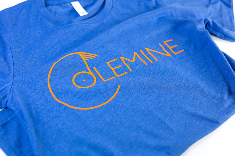 Colemine Logo Shirt Royal Blue & Orange