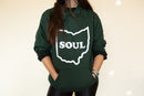 OHIO SOUL HOODIE - Forest Green