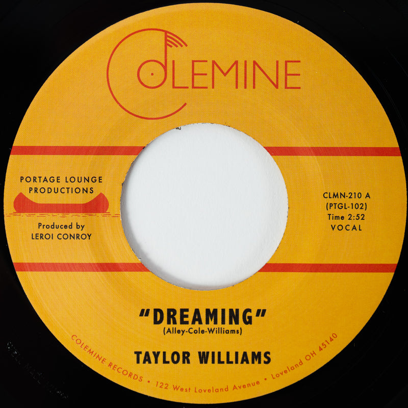 TAYLOR WILLIAMS - Dreaming / What About Me? [RELEASE DATE: 11/14/2025]