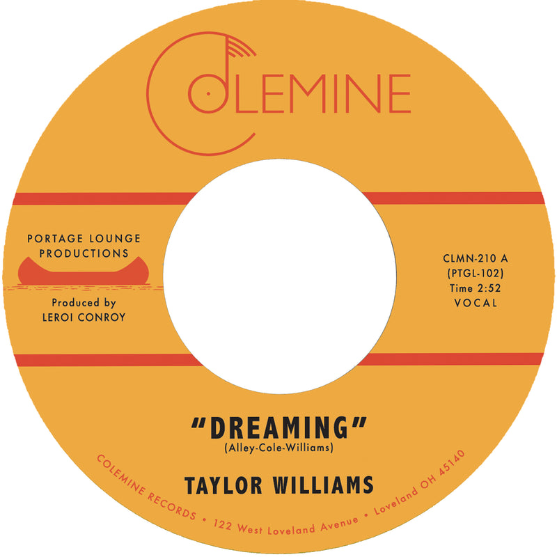 TAYLOR WILLIAMS - Dreaming / What About Me? [RELEASE DATE: 11/14/2025]