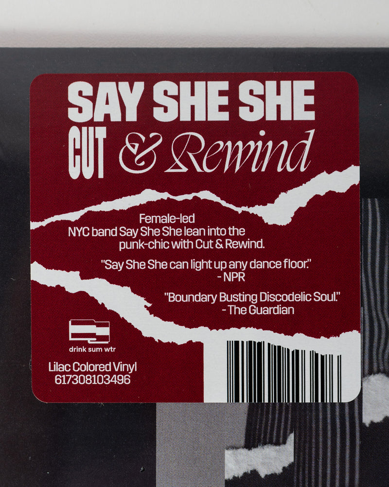 SAY SHE SHE - Cut & Rewind [RELEASE DATE: 10/3/2025]