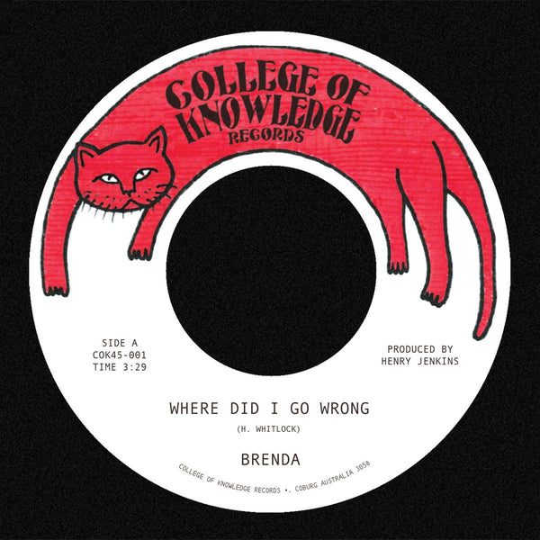 BRENDA - Where Did I Go Wrong? b/w Family – Colemine Records