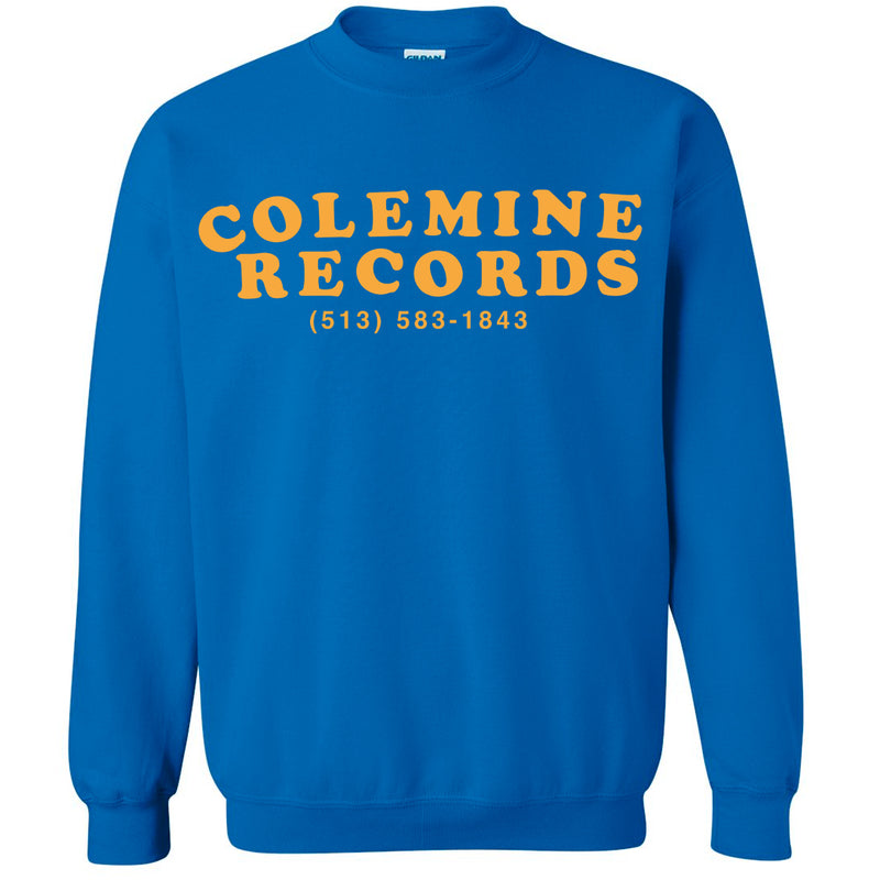 Colemine Phone Number Sweatshirt - Royal Blue