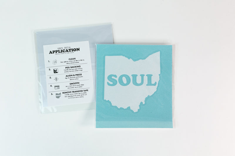 Ohio Soul Transfer Vinyl Sticker