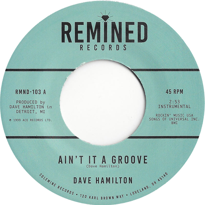 DAVE HAMILTON - Ain't It A Groove
