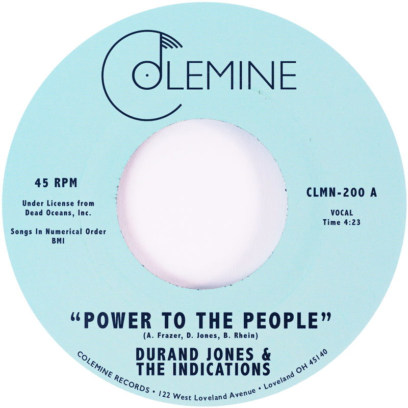 DURAND JONES & THE INDICATIONS - Power To The People