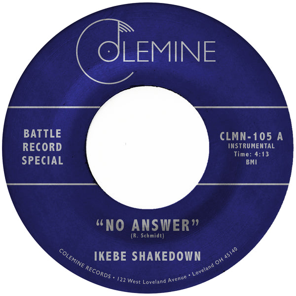 Lambert and Nutcombe At  レコード IKEBE SHAKEDOWN / THE JIVE TURKEYS - No Answer – Colemine Records