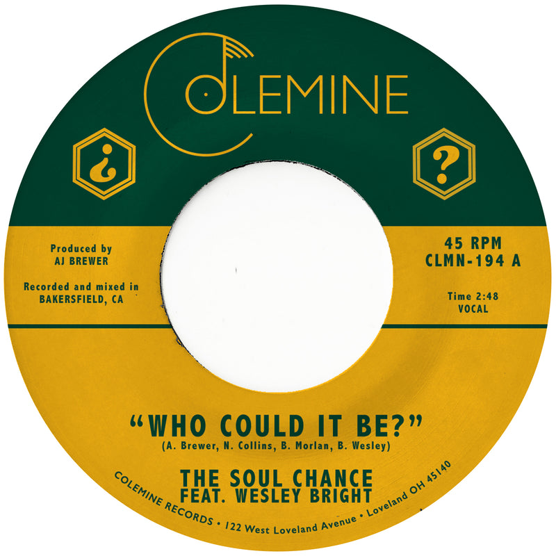 THE SOUL CHANCE & WESLEY BRIGHT - Who Could It Be?