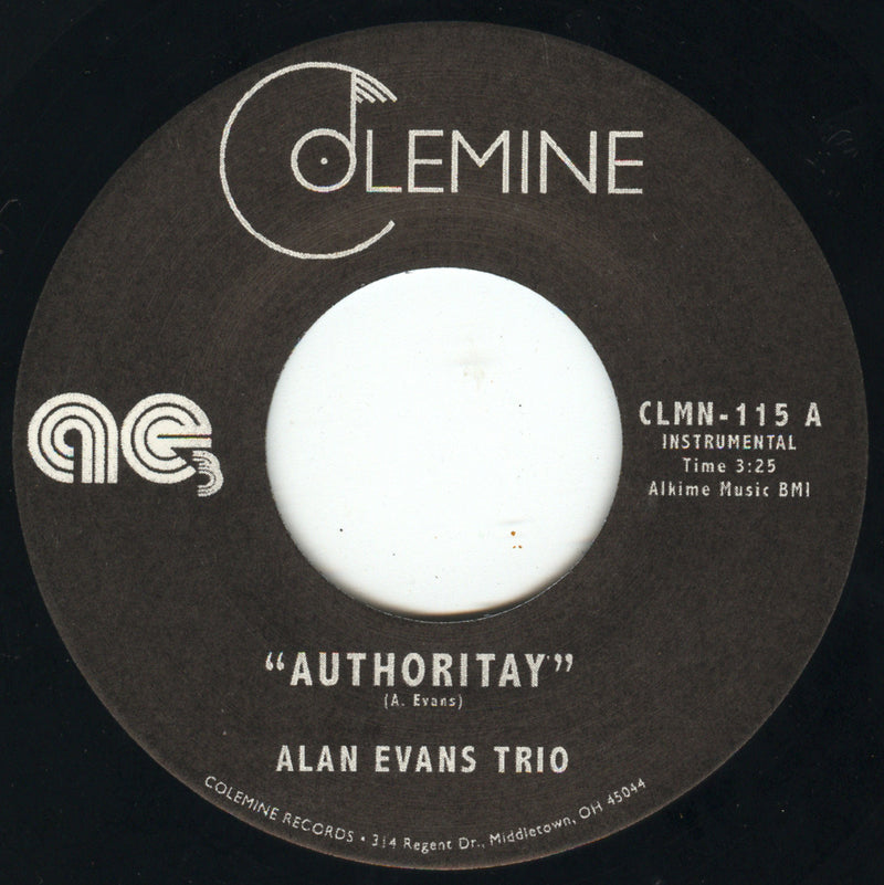 ALAN EVANS TRIO - Authoritay