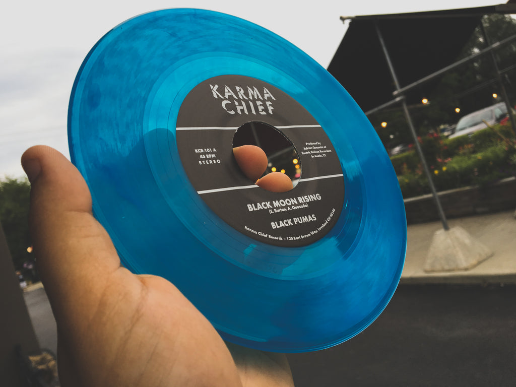 Black Pumas - Black Moon Rising 45 on Karma Chief Records