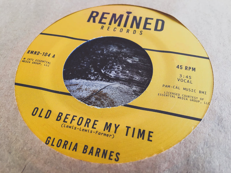 GLORIA BARNES - Old Before My Time