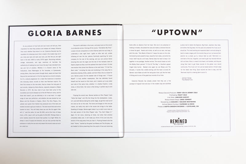 GLORIA BARNES - Uptown